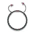Chameleon Links | Deluxe Kismet Bracelet | Black x Unicorn Silver
